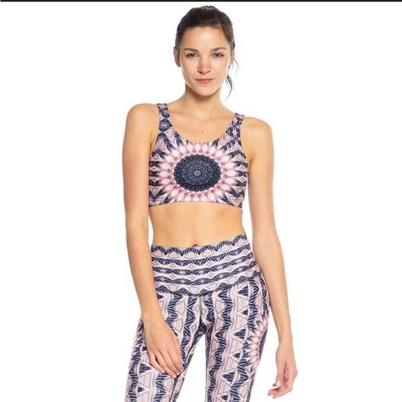 Wolven Pants - Wolven threads pink and blue heliocentric matching set